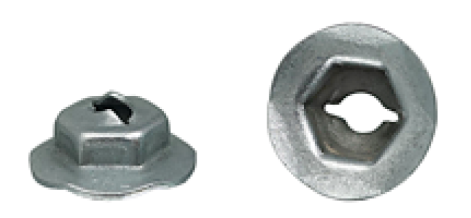 AMK 1970 Chevrolet Chevelle 2 piece Nameplate, Grille Stamped Nuts G-4192