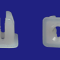 AMK 1966 Pontiac GTO 16 piece Headlamp Bezels SS/Chrome Panhead Oval Ab Screws, Nylon Nuts G-7308