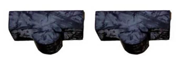 AMD Rear Hood Bumper (On Hood), LH/RH Pair, 68-72 Chevelle El Camino; 68-70 Fullsize Chevy Car J-5078