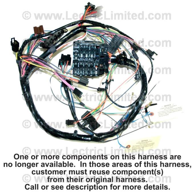 Lectric Limited 1971 Chevrolet Dash Harness 16290