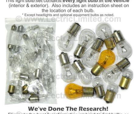 Lectric Limited 1970 Chevrolet Light Bulb Set 49066