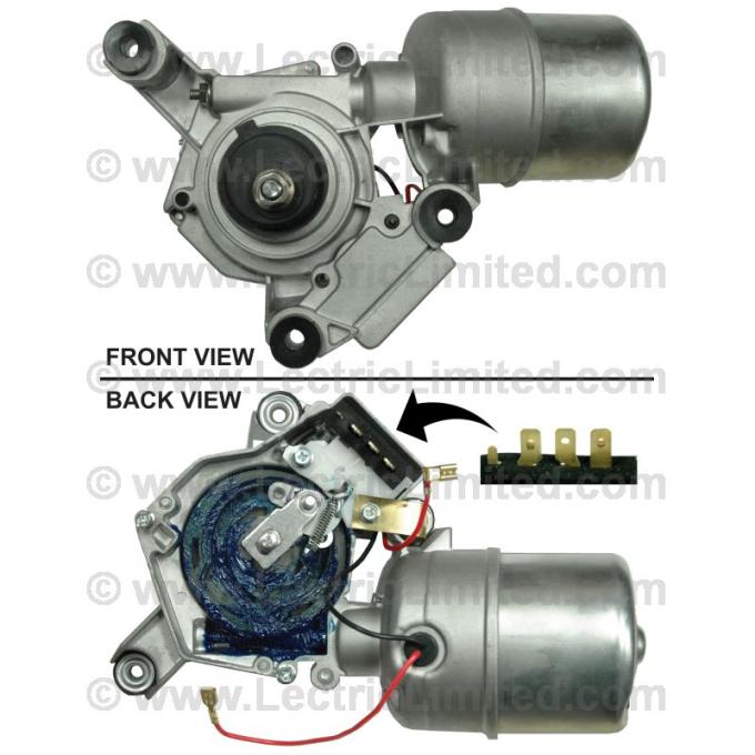 Lectric Limited 1975-1992 Buick / Cadillac / Chevrolet / Oldsmobile / Pontiac Windshield Wiper Motor DR59215