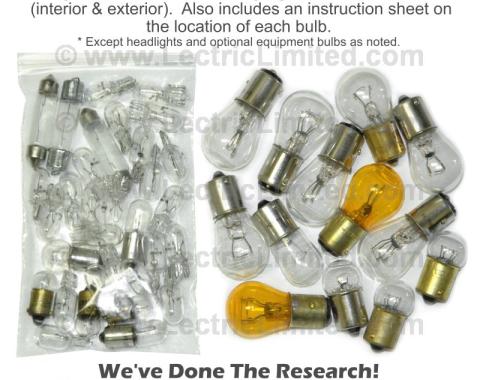 Lectric Limited 1970 Chevrolet Light Bulb Set 49066