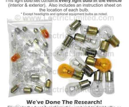 Lectric Limited 1971 Chevrolet Light Bulb Set 49067