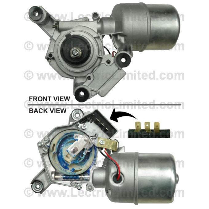 Lectric Limited 1973-1985 Buick / Cadillac / Chevrolet / Oldsmobile / Pontiac Windshield Wiper Motor DR38252