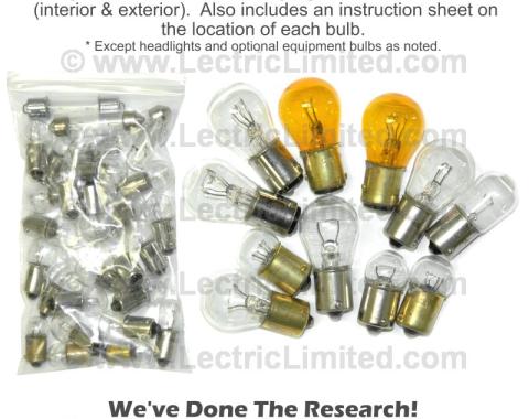 Lectric Limited 1969 Chevrolet Light Bulb Set 49065