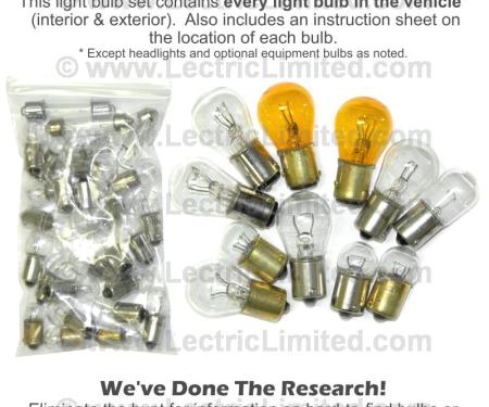 Lectric Limited 1969 Chevrolet Light Bulb Set 49065