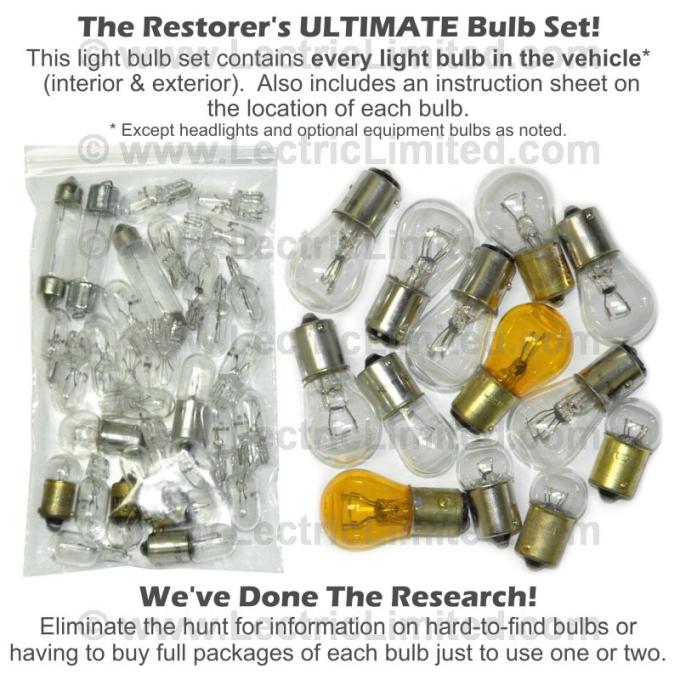 Lectric Limited 1970 Chevrolet Light Bulb Set 49066