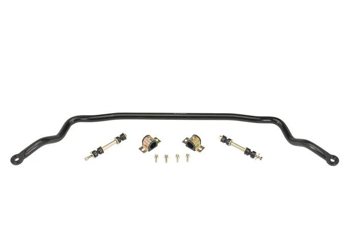 Classic Performance 1-1/4" Front Sway Bar Kit for 1964-1977 Chevy Chevelle, Black Billet Mounts CP709FBM-B
