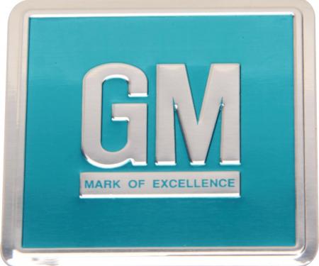 Chevelle Decal, GM Mark Of Excellence, Early ''67, 1966-1967