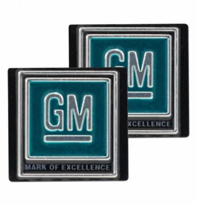 El Camino Decal, Seat Belt Buckle, GM Mark Of Excellence, 1968-1972