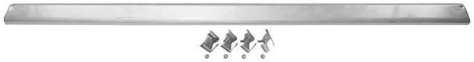 AMD Top of Tailgate Molding w/ Mounting Clips, 68-72 El Camino P-03M600