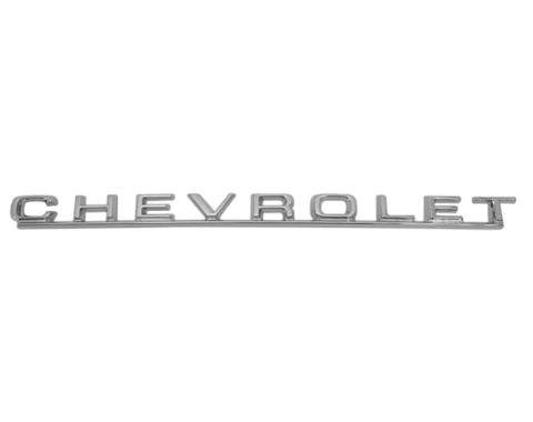 AMD Tailgate Emblem, "CHEVROLET", 67 El Camino T-4835