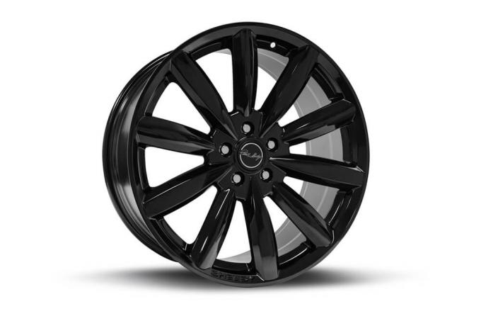 CARROLL SHELBY WHEELS SHELBY CS80 20x9.5 BLACK +37MM Wheel CS80-295537-B