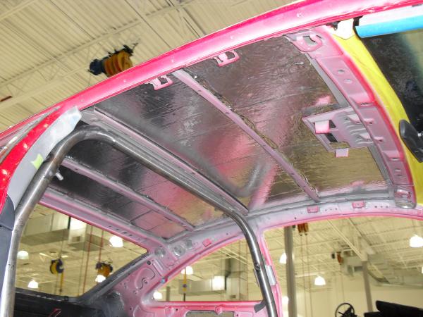 automotive roof insulation