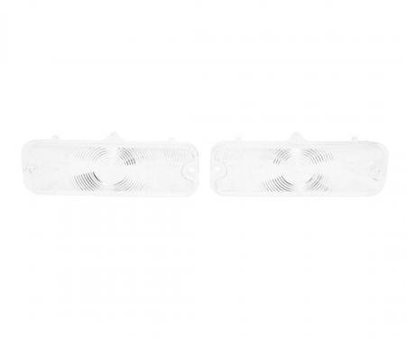 Trim Parts 1964 Chevrolet Chevelle/El Camino Clear Parking Light Lens, Pair A4247C