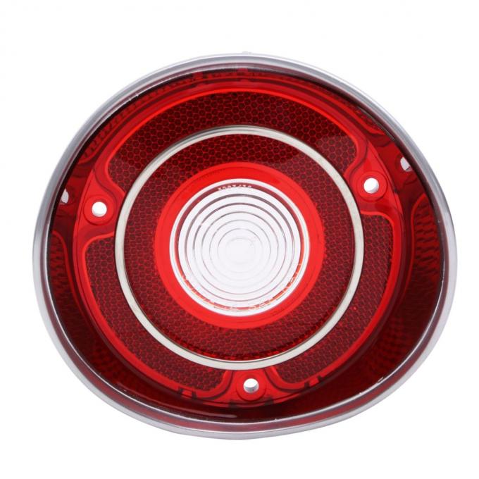 Trim Parts 1971 Chevrolet Malibu/Chevelle SS Drivers Side Back Up Light Lens W/Trim, Each A4422