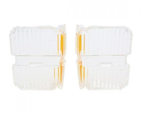 Trim Parts 1971 Chevrolet El Camino/GMC Sprint Clear Parking Light Lens, Pair A4825