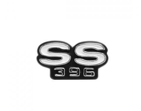 Trim Parts 1968 Chevrolet Camaro Steering Wheel "SS 396" Emblem W/Fasteners, Each 4475