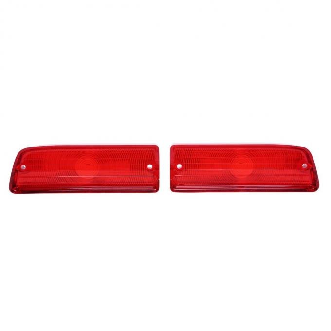 Trim Parts 1964 Chevrolet Chevelle Red Tail Light Lens, Pair A4200