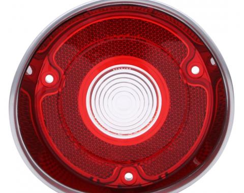 Trim Parts 1971 Chevrolet Chevelle Passenger Side Backup Tail Light Lens W/O Trim, Each A4421