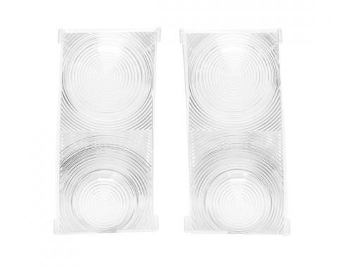 Trim Parts 1965 Chevrolet Chevelle Wagon/El Camino Inner Tail Light Lens, Pair A4840