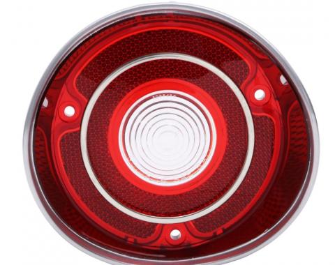 Trim Parts 1971 Chevrolet Malibu/Chevelle SS Drivers Side Back Up Light Lens W/Trim, Each A4422