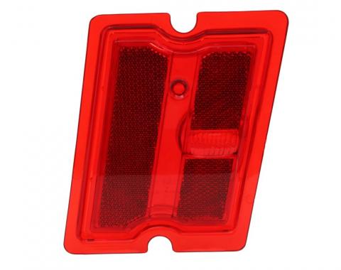 Trim Parts 1973-77 Chevrolet El Camino Driver Rear Side Red Marker Light Assembly, Each A4895A