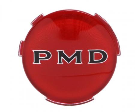 Trim Parts Pontiac Wheel Cover 2-7/16" Diameter W/Red Background "PMD" Emblem, Each 8201
