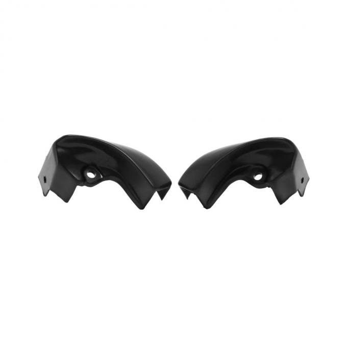 Trim Parts 1966-67 Chevrolet Chevelle Black Windlace End Caps, Each 4340