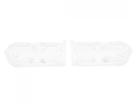 Trim Parts 1967 Chevrolet Chevelle/El Camino Clear Parking Light Lens, Pair A4250C
