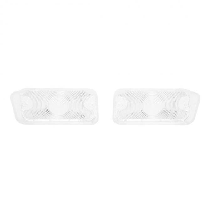 Trim Parts 1968 Chevrolet Chevelle Clear Parking Light Lens, Pair A4505C