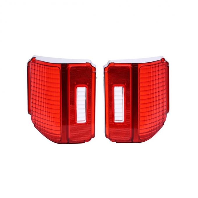 Trim Parts 1969 Chevrolet Chevelle Tail Light Lens, Pair A4219
