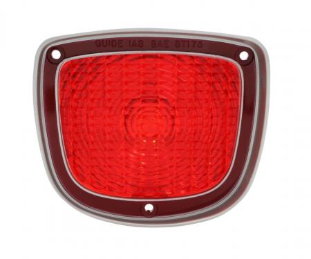 Trim Parts 1973-77 Chevrolet Chevelle Wagon Drivers Side Tail Light Lens, Each A4874A