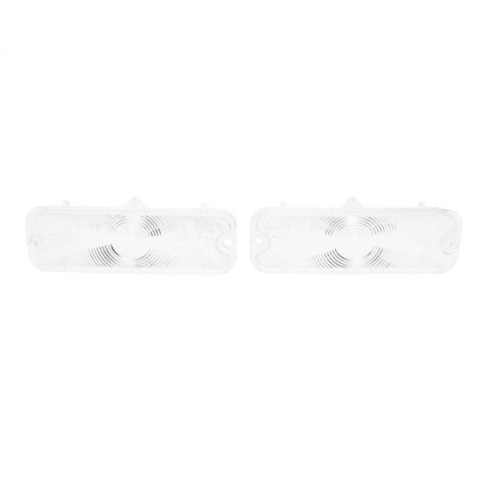 Trim Parts 1964 Chevrolet Chevelle/El Camino Clear Parking Light Lens, Pair A4247C