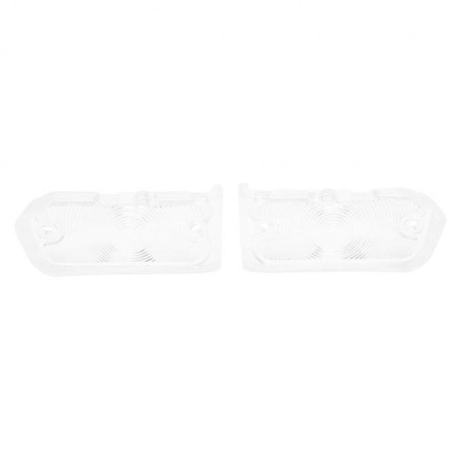 Trim Parts 1967 Chevrolet Chevelle/El Camino Clear Parking Light Lens, Pair A4250C