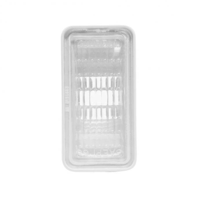Trim Parts 1968 GM Full Size Car/El Camino Clear Front Marker Light Assembly, Each A3070