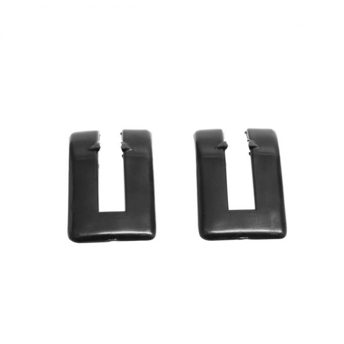 Trim Parts 1964-1967 Chevy Truck/ Chevelle Station Wagon Tailgate Hinge Escutcheon, Pair 4818