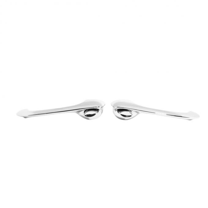 Trim Parts 1966-67 Chevrolet Chevelle Rear Outside Door Handle Assemblies, Pair 4157