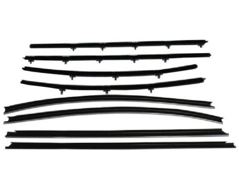 Metro Moulded Parts Window Sweeper Kit Fits 68 Skylark 2 Door Hardtop. 8 Piece Set WC 1700-17