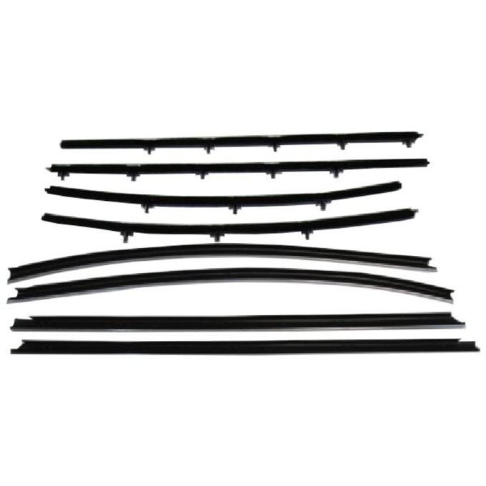 Metro Moulded Parts Window Sweeper Kit Fits 68 Skylark 2 Door Hardtop. 8 Piece Set WC 1700-17