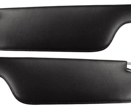 Tempest Cutlass 442 Sunvisors, Basketweave 2-Pin, 1964-1965 | Black