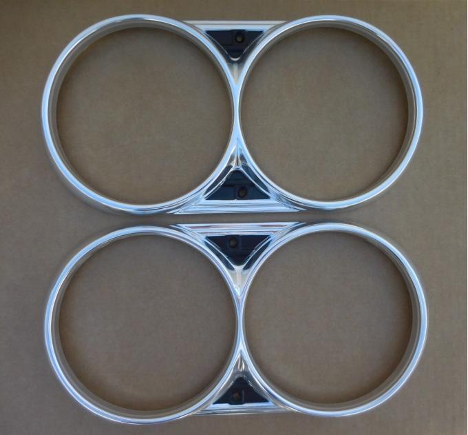 GTO Lemans Tempest Headlight Bezels, 1964