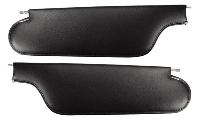 Tempest Cutlass 442 Sunvisors, Basketweave 2-Pin, 1964-1965 | Black