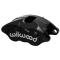 Classic Performance Front Disc Brake Kit with 2" Drop Spindles for 64- 72 GM A Body, 12" Rotor, Wilwood , Drilled/Slotted, Wilwood Black Calipers 6472SWBK-D12-WWBK