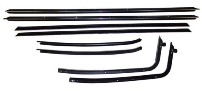 Metro Moulded Parts Window Sweeper Kit Fits 70-72 Skylark 2 Door Hardtop. 8 Piece Set WC 1700-21