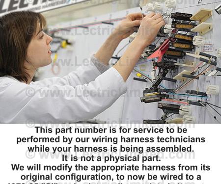 Lectric Limited Wire Harness Modification: Conversion to 1973-1985 SI Series Internally Regulated Alternator 34585