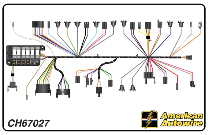 American Autowire 1966 Chevrolet Dash Harness CH67027