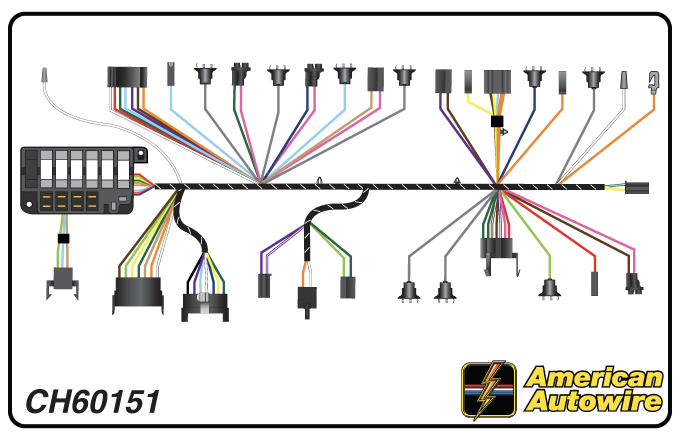 American Autowire 1966 Chevrolet Dash Harness CH60151