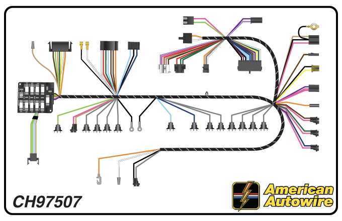 American Autowire 1969 Chevrolet Dash Harness CH97507